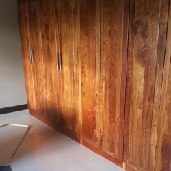 Custom Hard Wood Built-in Cabinets, Closet