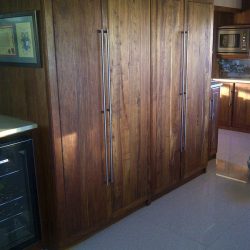 Custom Hard Wood Built-in Cabinets, Kitchen Cabinet